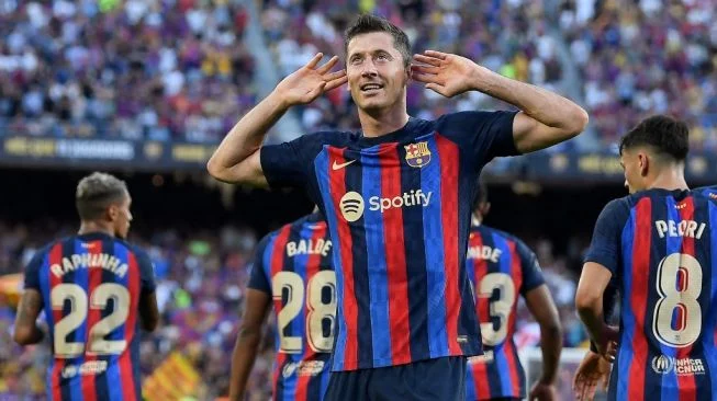 Lewandowski Pecahkan Rekor Ronaldo di La Liga, Barcelona Juara