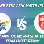 LSG Vs PBKS: Pertarungan Sengit di Ekana Stadium