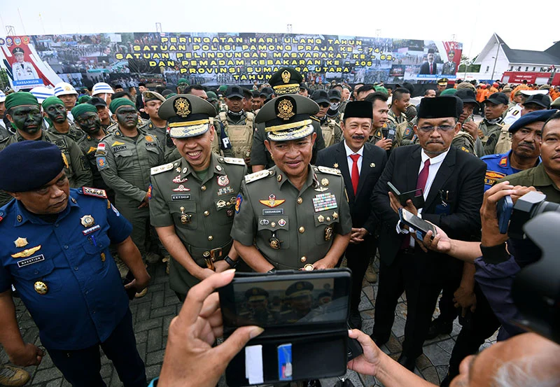 Mendagri puji TNI, Damkar, Satpol PP, dan Linmas atas peran strategis jaga inflasi serta stabilitas nasional