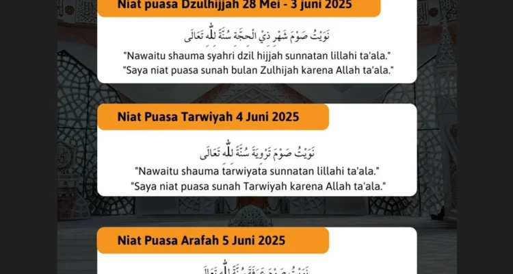 Mengenal Keutamaan Puasa Dzulhijjah, Tarwiyah, dan Arafah, Amalan Penghapus Dosa Dua Tahun Penuh