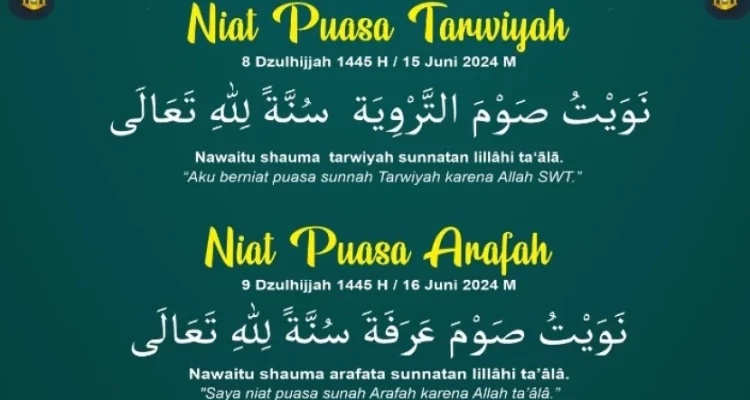 Mengenal Puasa Tarwiyah dan Arafah: Hukum, Niat, dan Keutamaan