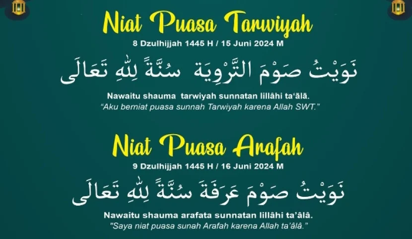 Mengenal Puasa Tarwiyah dan Arafah: Hukum, Niat, dan Keutamaan