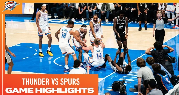 OKC Thunder Raih Kemenangan Telak atas San Antonio Spurs di Game 3