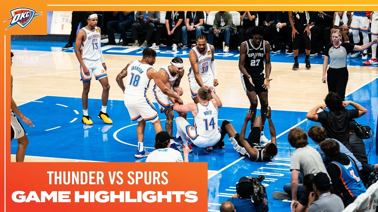 OKC Thunder Raih Kemenangan Telak atas San Antonio Spurs di Game 3