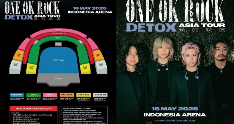 ONE OK ROCK Jakarta 2026: Rundown Konser, Lokasi, dan Harga Tiket