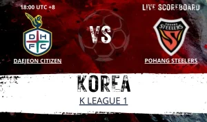 Pertarungan Sengit Daejeon Citizen vs Pohang di K League 1