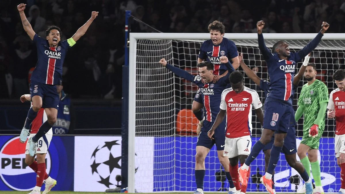 PSG Menangi Champions League Lagi, Arsenal Kalah dalam Adu Penalti