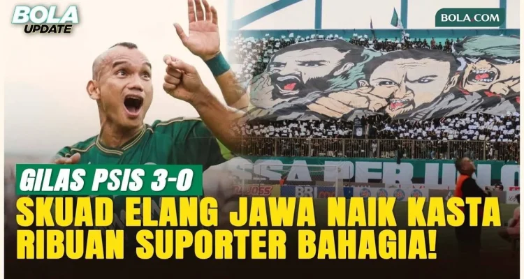 PSS Sleman Hajar PSIS 3-0, Amankan Tiket Promosi ke Super League 2026/2027