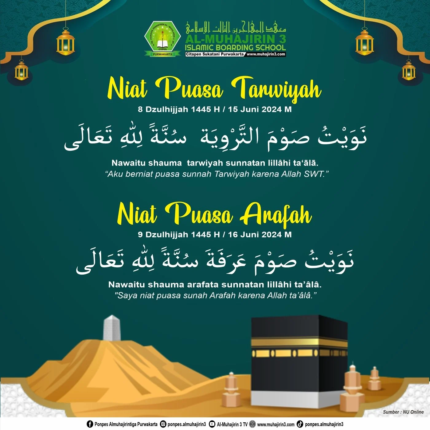 Puasa Tarwiyah dan Arafah: Membuka Pintu Pahala Besar bagi Umat Islam