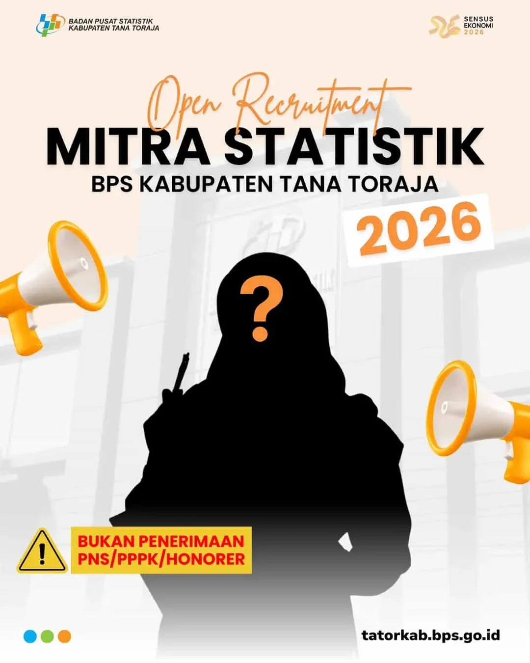 Rekrutmen Mitra Statistik BPS 2026: Kesempatan Bergabung dalam Sensus Ekonomi Nasional