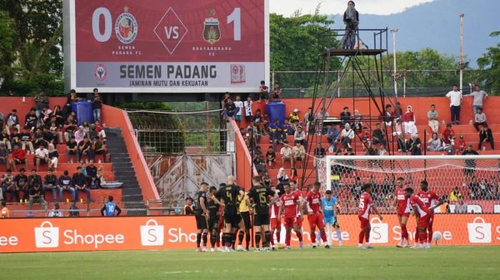 Semen Padang FC Kalah 0-3 dari Persik Kediri, Klasemen Sementara BRI Super League 2025/2026