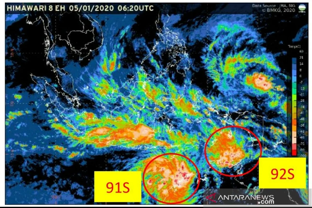 Siklon Mengancam Indonesia: Hujan Lebat dan Angin Kencang Diperkirakan Melanda Beberapa Wilayah