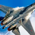 Sukhoi Su-35 Rusia Ganggu Penerbangan Rivet Joint Inggris di Laut Hitam