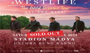 Tiket Konser Westlife di Jakarta Terjual Habis dalam Waktu Kurang dari 12 Jam