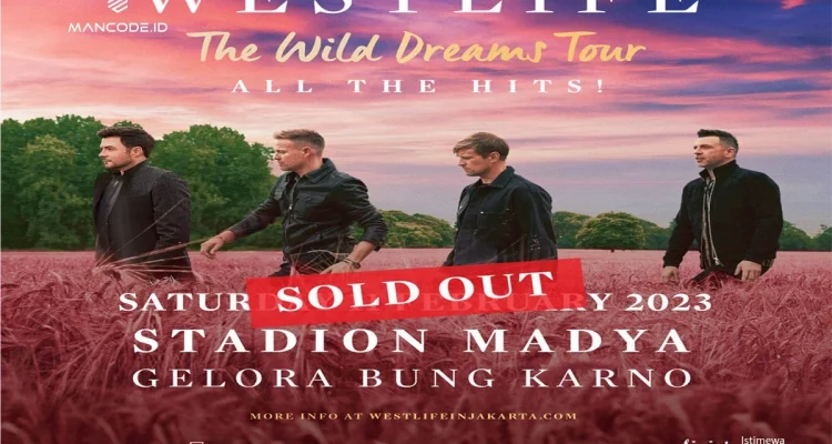 Tiket Konser Westlife di Jakarta Terjual Habis dalam Waktu Kurang dari 12 Jam