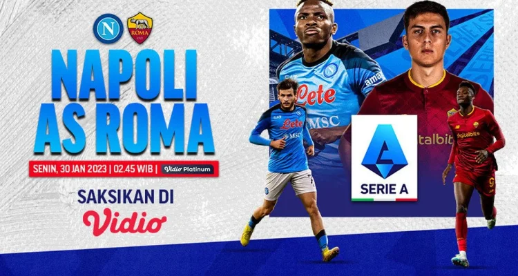 Vidio.com Jadi Tujuan Nonton Liga Italia dan MotoGP, Napoli Siap Lawan Bologna