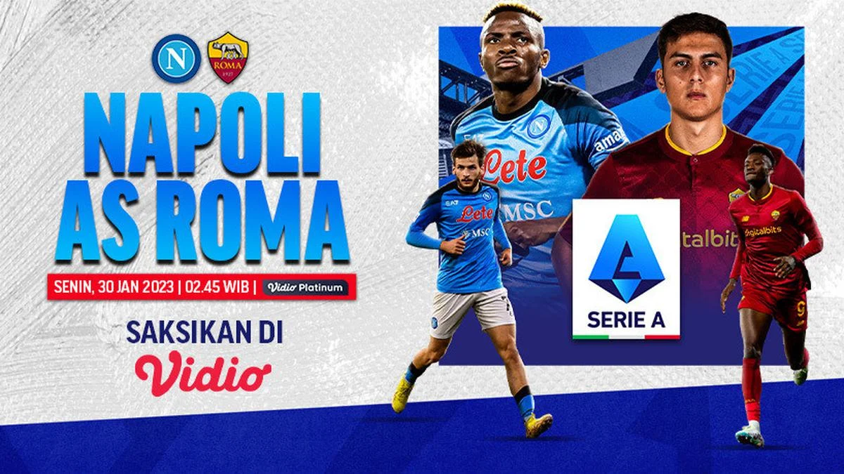 Vidio.com Jadi Tujuan Nonton Liga Italia dan MotoGP, Napoli Siap Lawan Bologna