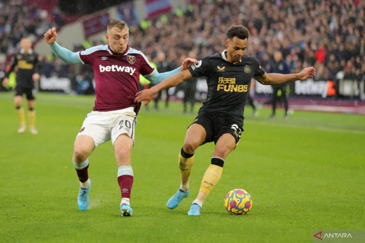 West Ham di Ambang Relegasi Setelah Kalah dari Newcastle, Tottenham Butuh Satu Poin Lagi untuk Selamat