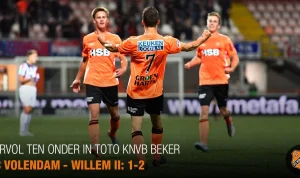 Willem II Terpojok, FC Volendam Unggul di Papan Skor Relegasi Play-off Final