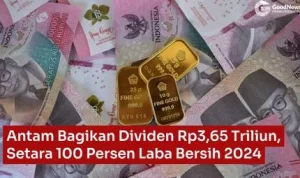 Antam Bagikan Dividen Jumbo Rp 5,04 Triliun, Payout Ratio 70%