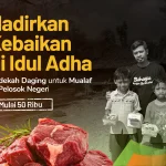 Daging Kurban Membawa Kebahagiaan di Tengah Bencana