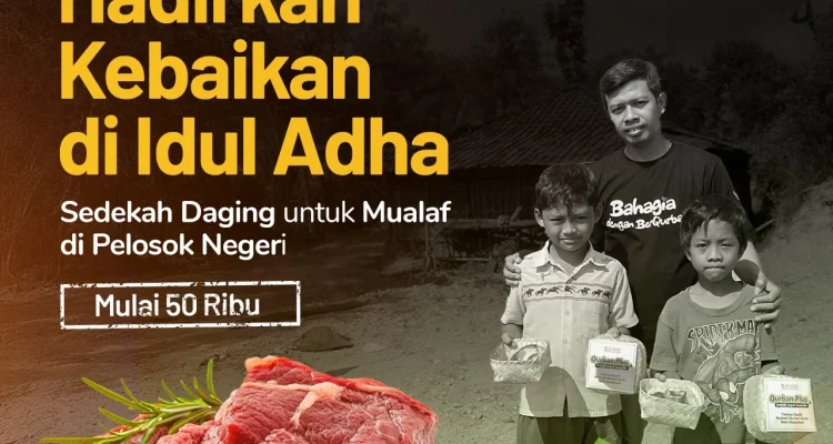 Daging Kurban Membawa Kebahagiaan di Tengah Bencana