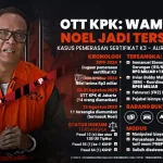 Eks Wamenaker Immanuel Ebenezer alias Noel Terbukti Menerima Gratifikasi Rp3,43 Miliar