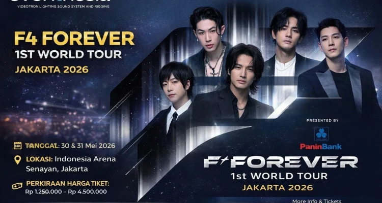 F4 Gelar Konser F Forever di Jakarta, Tiket Ludes dalam Sekarang