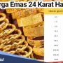Harga Emas Perhiasan Hari Ini, 27 Juni 2026: Stagnan di Rp2,235 Juta per Gram