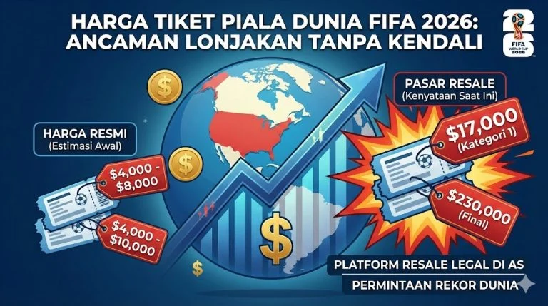 Harga Tiket Piala Dunia 2026 dan Update Terbaru Harga Emas, HP Vivo, serta LNG untuk Industri