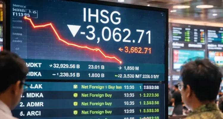 IHSG Anjlok 4,55%, Asing Kabur Rp3,43 Triliun: Apa yang Terjadi di Balik Pelemahan Saham?
