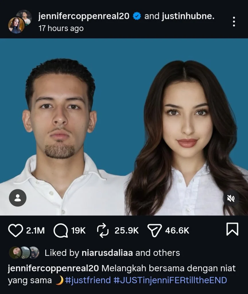 Jennifer Coppen dan Justin Hubner Resmi Menikah: Kisah Cinta dari Teman hingga Pasangan Suami-Istri
