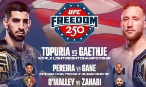 Justin Gaethje Menjadi Juara Baru UFC Setelah Mengalahkan Ilia Topuria