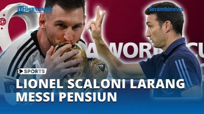 Lionel Scaloni: Keputusan Pensiun Lionel Messi Berada di Tangannya Sendiri