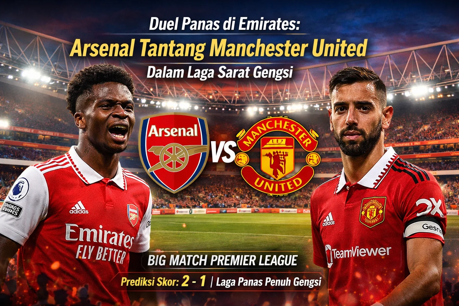 Manchester United dan Arsenal dalam Sorotan: Berita Terbaru dari Dunia Sepak Bola
