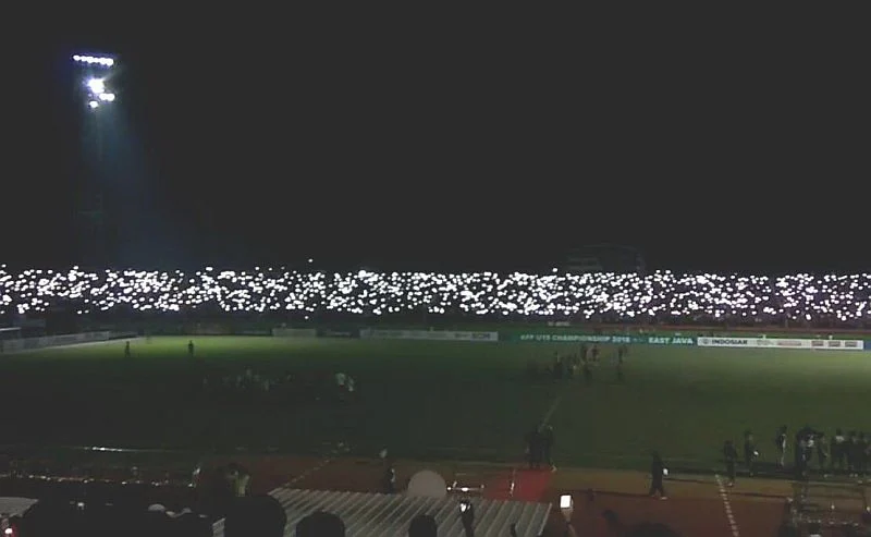 Mati Lampu di Stadion Utama Sumatera Utara, Laga Timnas U-19 Indonesia Vs Timor Leste Sempat Terhenti