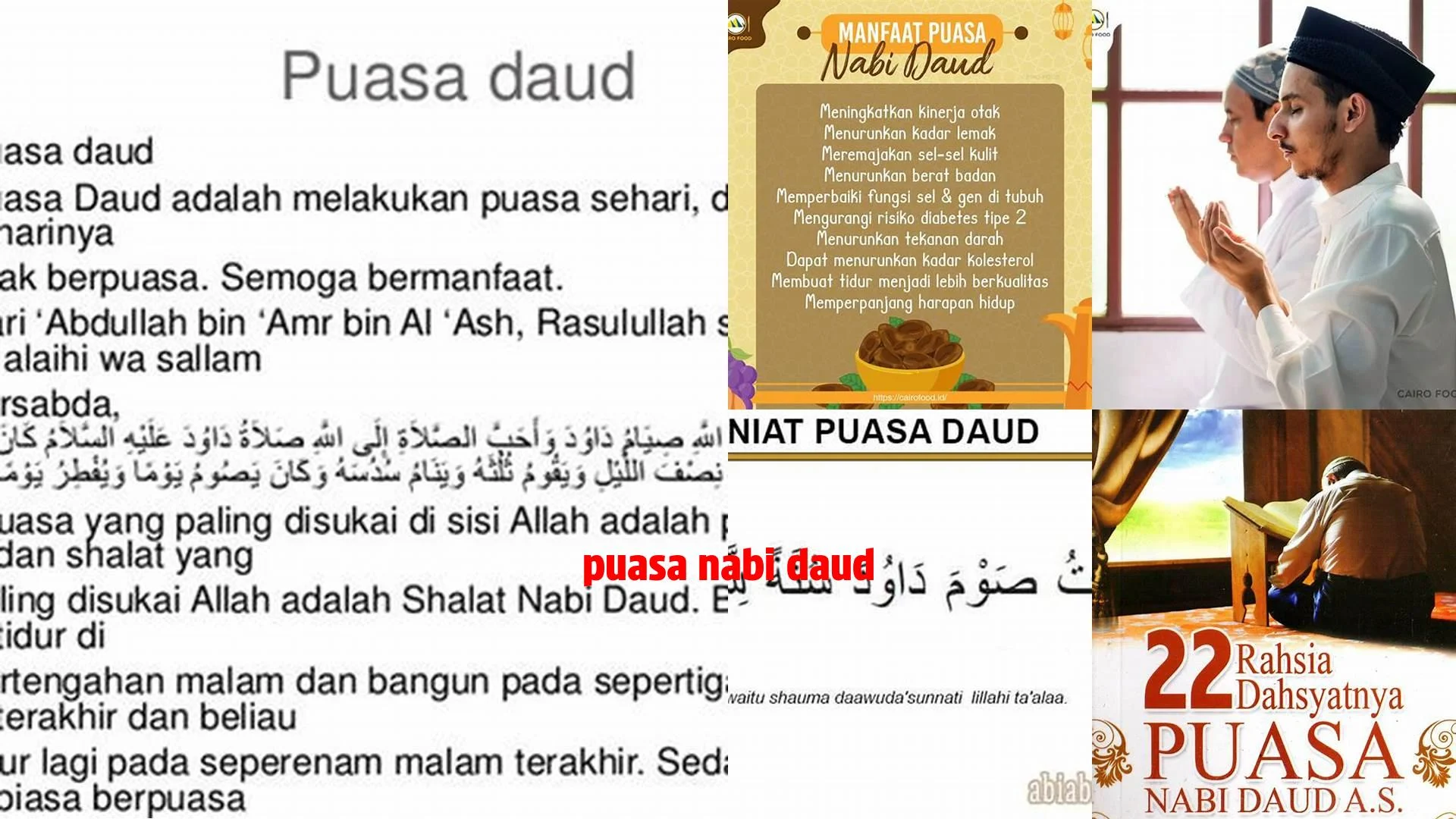 Mengenal Puasa Daud: Niat, Keutamaan, dan Tata Cara