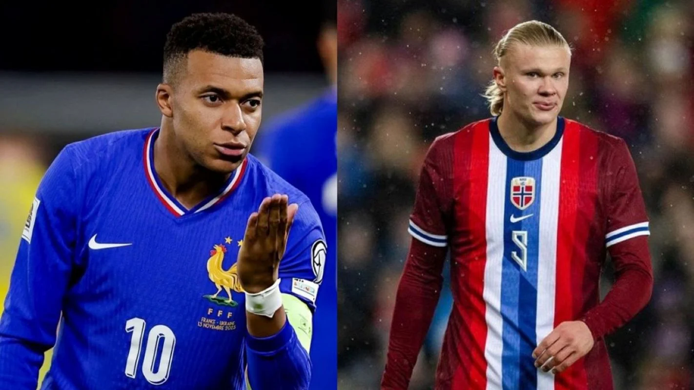 Norwegia vs Prancis di Piala Dunia 2026: Duel Sengit Haaland vs Mbappe