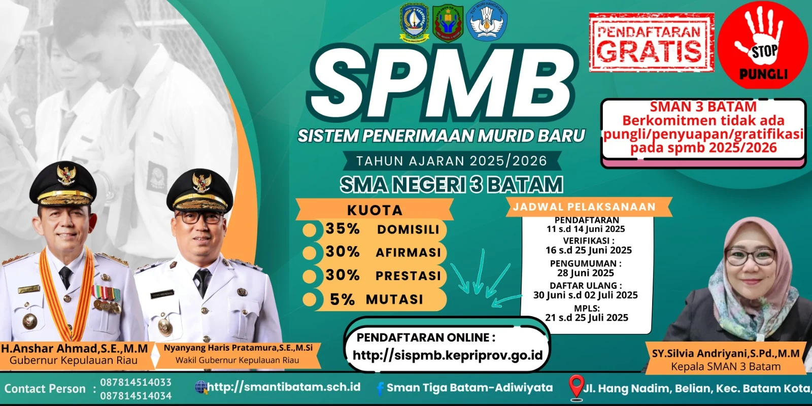 Pendaftaran SPMB Batam 2026: Syarat, Jadwal, dan Cara Daftar