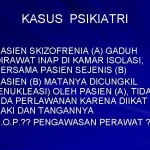 Penusukan Perawat di Tangerang dan Pengawasan Pasien Skizofrenia: Antara Hukum dan Kesehatan