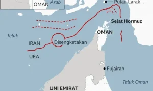 Perang Iran-AS: Lalu Lintas Selat Hormuz Meningkat, Namun Masih di Bawah Level Sebelum Perang
