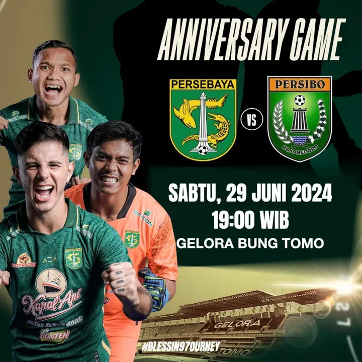 Persebaya Surabaya Rayakan Ulang Tahun ke-99 dengan Berbagai Peristiwa