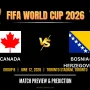 Pertandingan Sengit di FIFA World Cup 2026: Canada dan Bosnia & Herzegovina Berbagi Poin