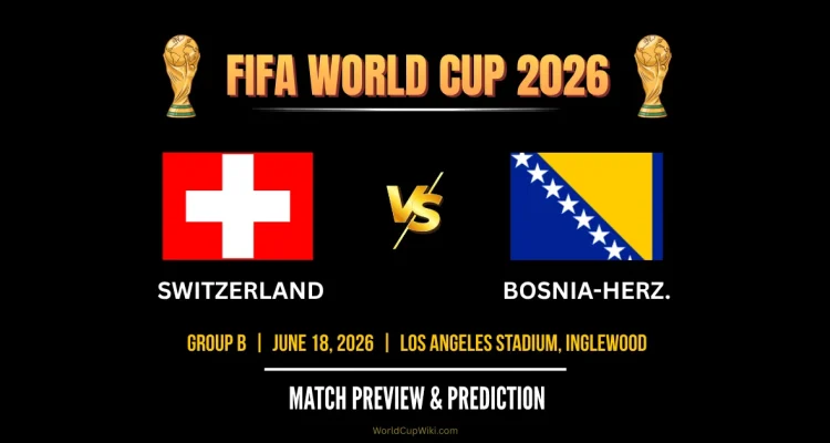 Pertandingan Sengit di FIFA World Cup 2026: Swiss vs Bosnia dan Kanada vs Swiss