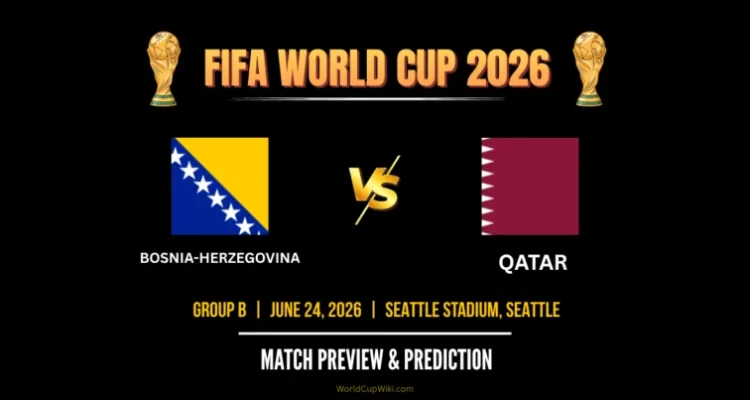 Pertarungan Sengit Bosnia dan Herzegovina vs Qatar di Piala Dunia FIFA 2026
