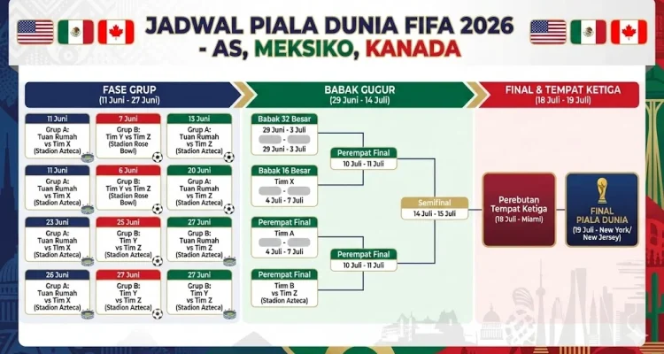 Piala Dunia 2026: Jadwal Lengkap dan Informasi Terbaru