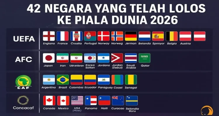 Piala Dunia 2026: Skenario Kejutan 32 Besar dan Daftar Negara yang Sudah Lolos