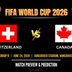 Prediksi Lineup Kanada vs Swiss di FIFA World Cup 2026: Maxime Crépeau Siap Tampil
