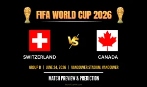 Prediksi Lineup Kanada vs Swiss di FIFA World Cup 2026: Maxime Crépeau Siap Tampil