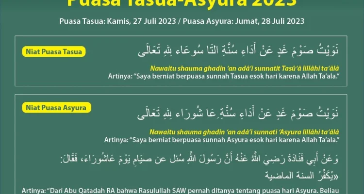 Puasa Asyura: Niat, Jadwal, dan Keutamaannya